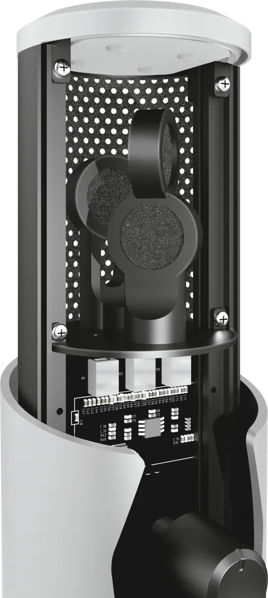 Trust GXT 258W Fyru USB Streaming Microfoon - Wit