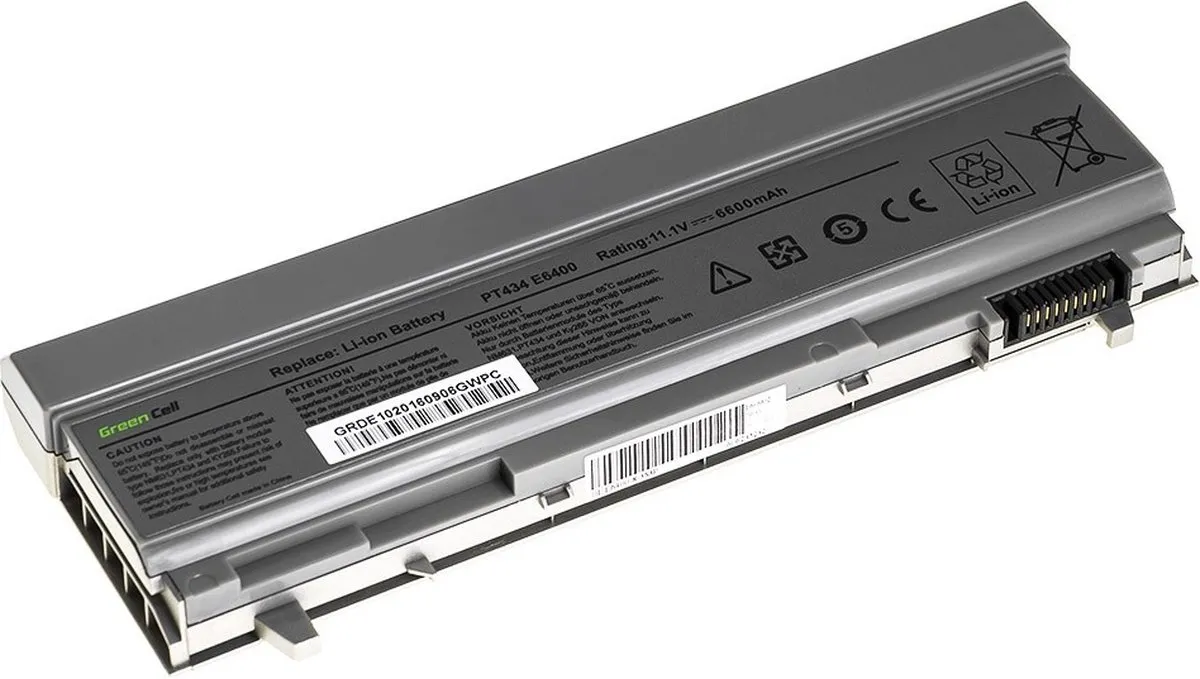 Dell Accu voor Latitude E6400/E6410/E6500/E6510 - 6600mAh