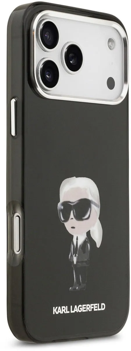 Karl Lagerfeld iPhone 17 Pro Max Hoesje 3666339531683 - Zwart