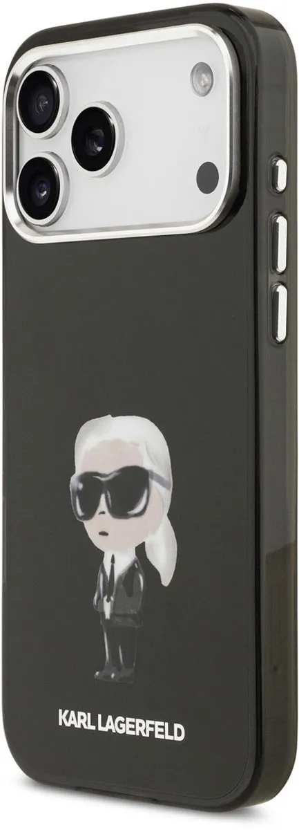 Karl Lagerfeld iPhone 17 Pro Max Hoesje 3666339531683 - Zwart