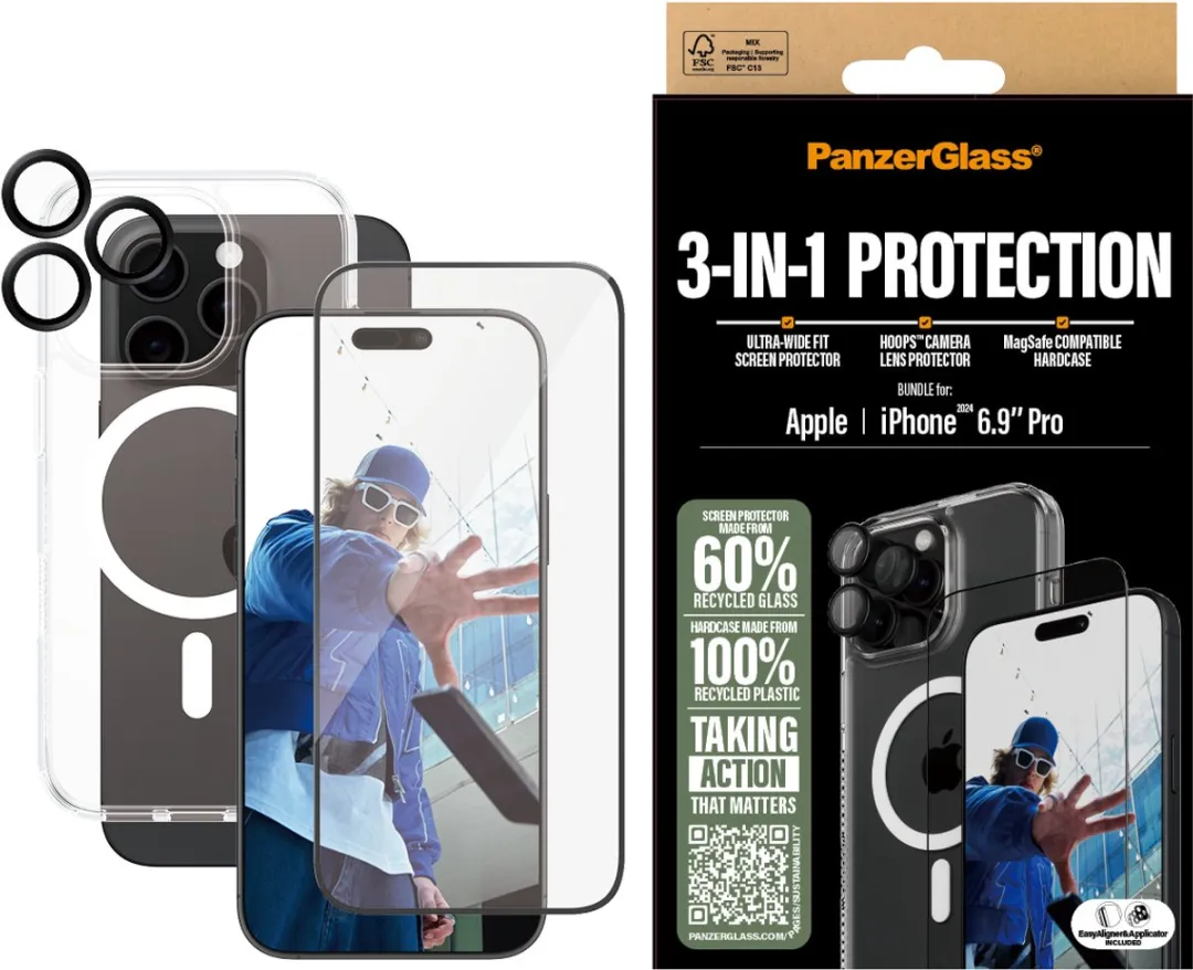 PanzerGlass iPhone 16 Pro Max Schermbeschermer - afbeelding 6 van 6