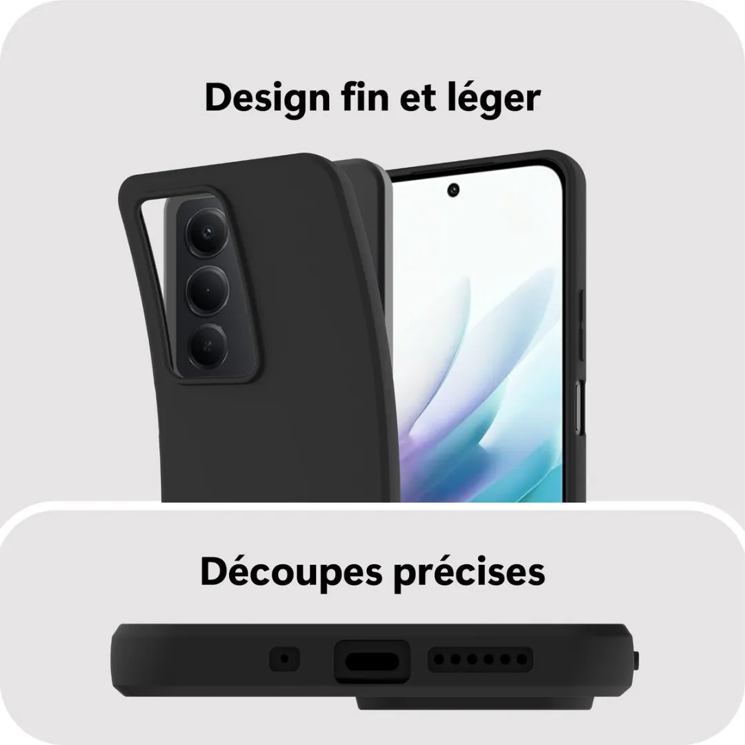 Just in Case Hoesje Xiaomi Redmi 15 MXM2820KL1 - Siliconen - Zwart