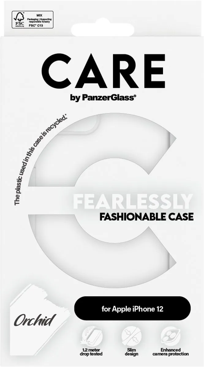 PanzerGlass CARE iPhone 12 Pro Max Hoes - Wit