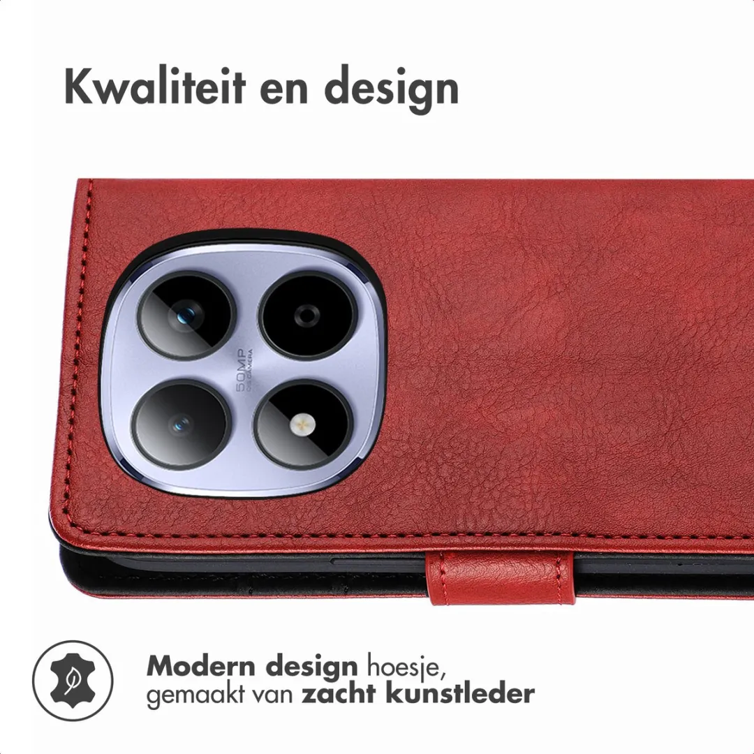 Imoshion Hoesje Xiaomi Redmi Note 15 Pro 4G - 3 Pasjes - Bordeaux
