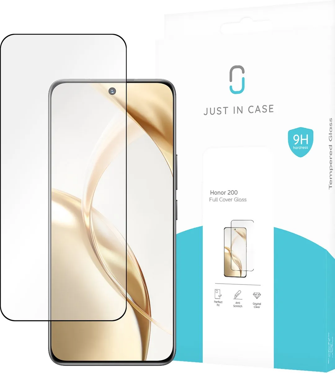 Just in Case Screenprotector Honor 200 Full Cover