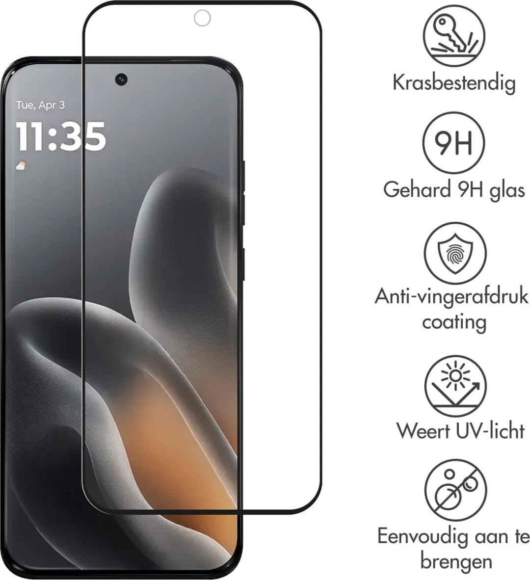 Accezz Screen Protector Motorola Edge 70 Fusion - Gehard Glas