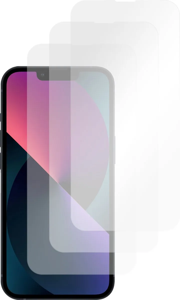 Just in Case Tempered Glas iPhone 13 - 3 Stuks