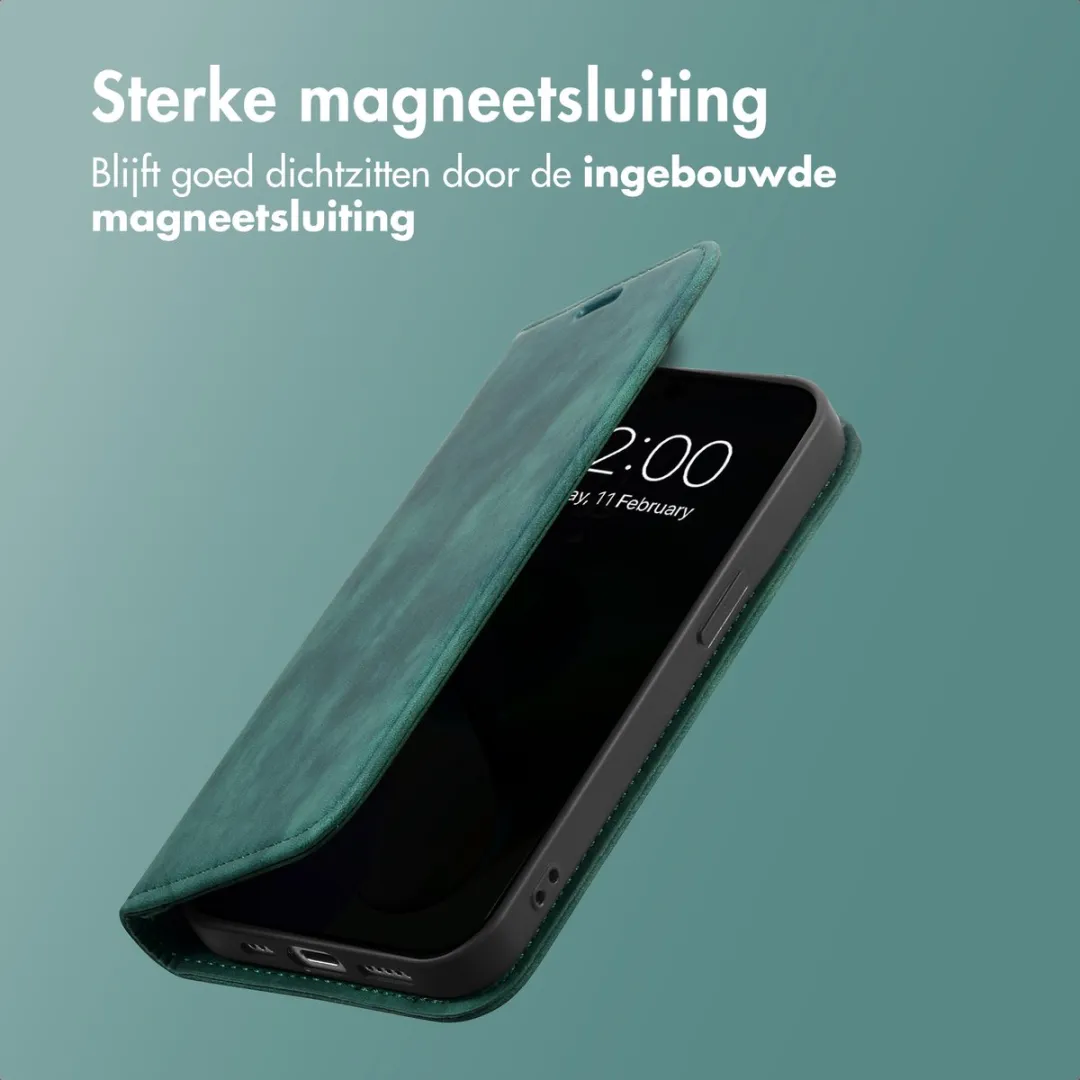 Imoshion Hoesje Motorola Edge 70 Fusion Slim Bookcase - 2 Pasjes - Groen