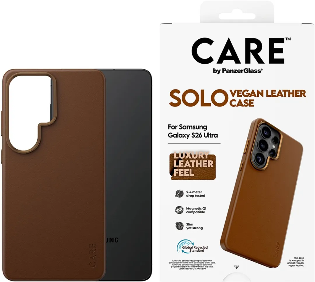 PanzerGlass CARE Solo Case Bruin - Samsung Galaxy S26 Ultra