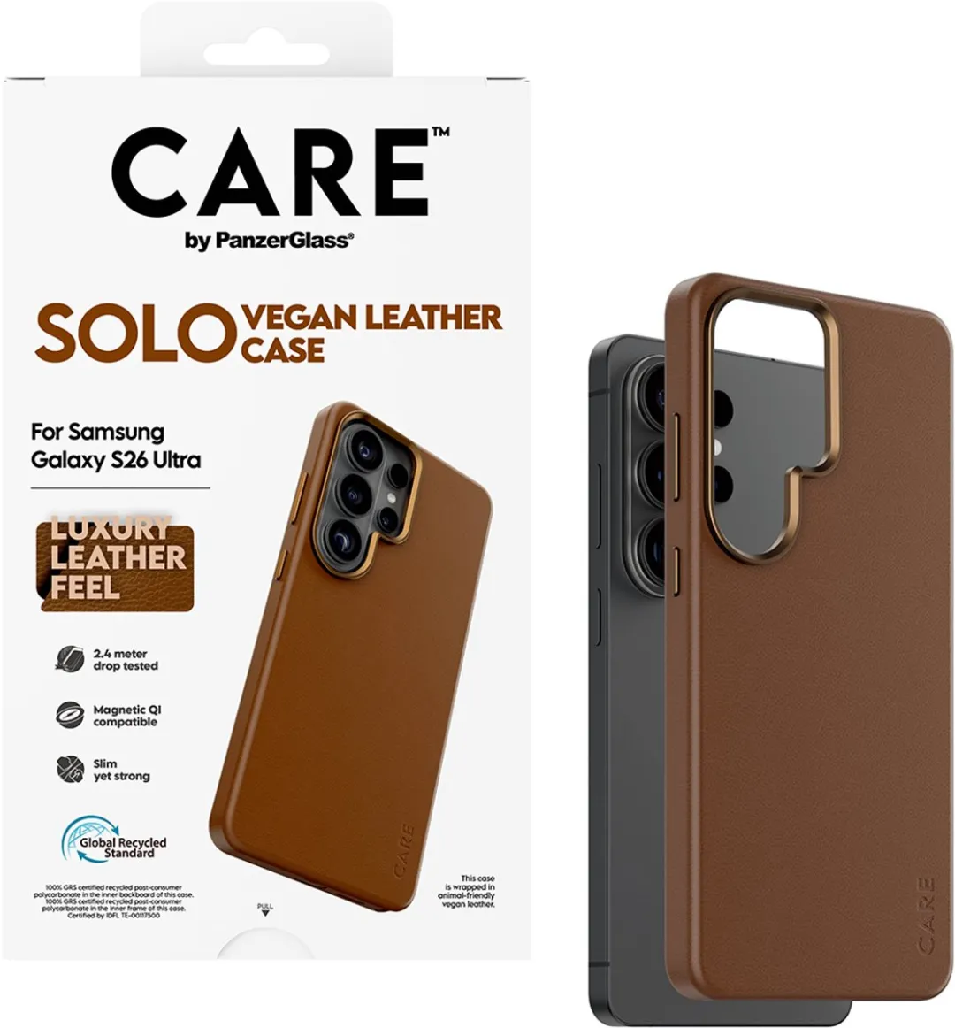 PanzerGlass CARE Solo Case Bruin - Samsung Galaxy S26 Ultra