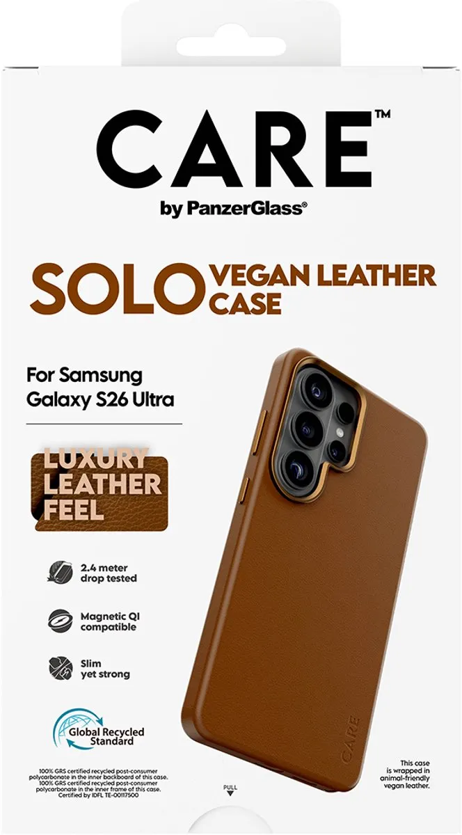 PanzerGlass CARE Solo Case Bruin - Samsung Galaxy S26 Ultra