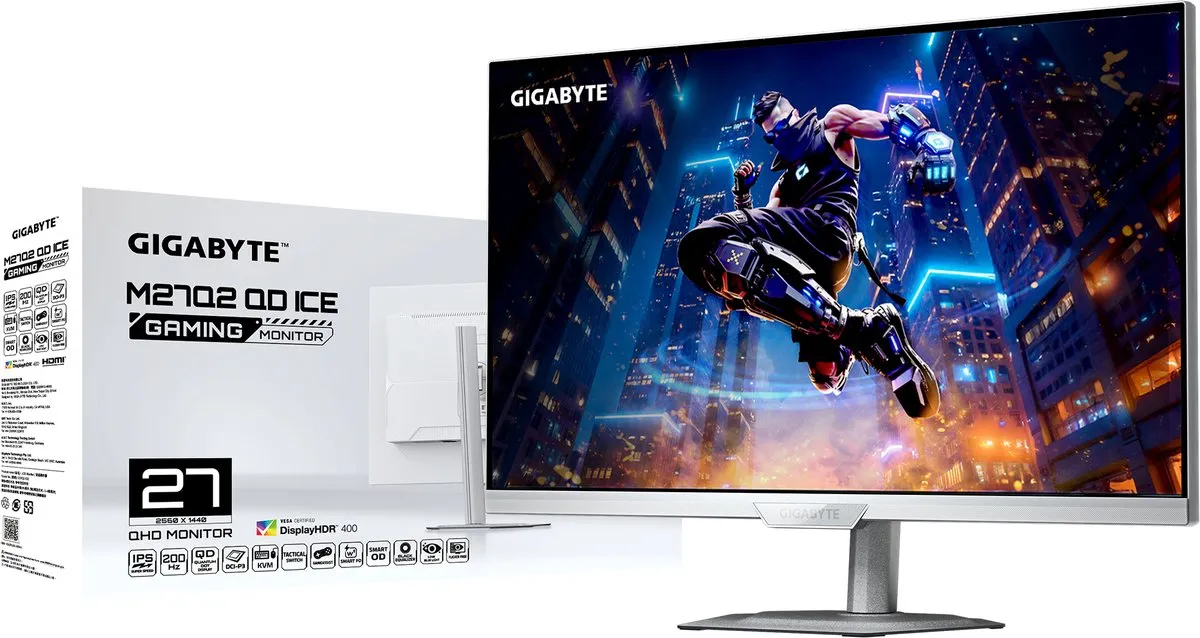 Gigabyte M27Q2 ICE M27Q2 ICE EK Monitor 27" QHD Wit