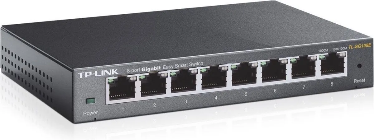 TP-Link TL-SG108S 8-Poorts Unmanaged Switch - Zwart - afbeelding 6 van 9