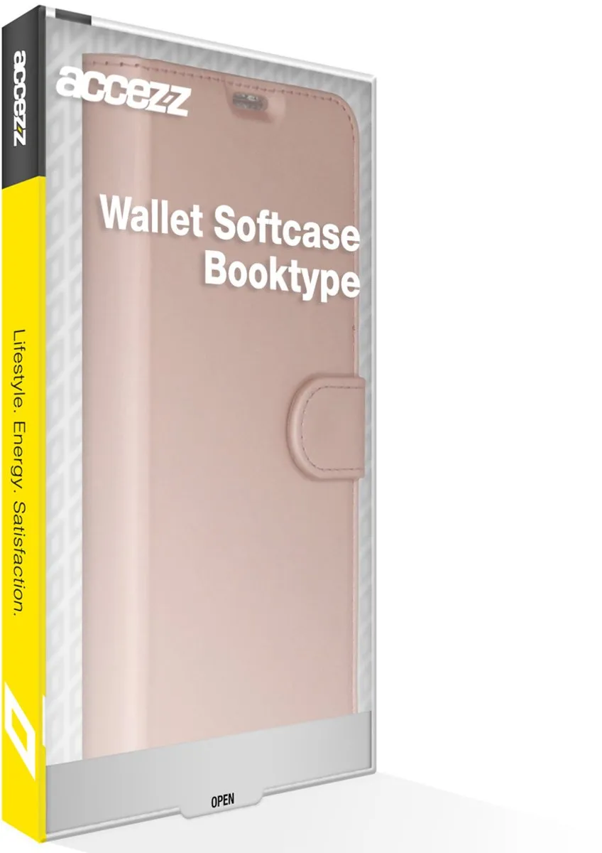 Accezz Hoesje Samsung Galaxy S21 Plus Rosé Goud - 3 Pasjes
