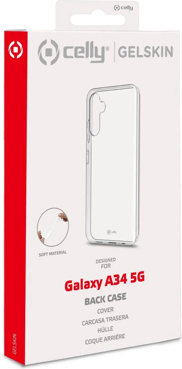 Celly Gelskin Siliconen Hoesje 8021735200789 - Transparant