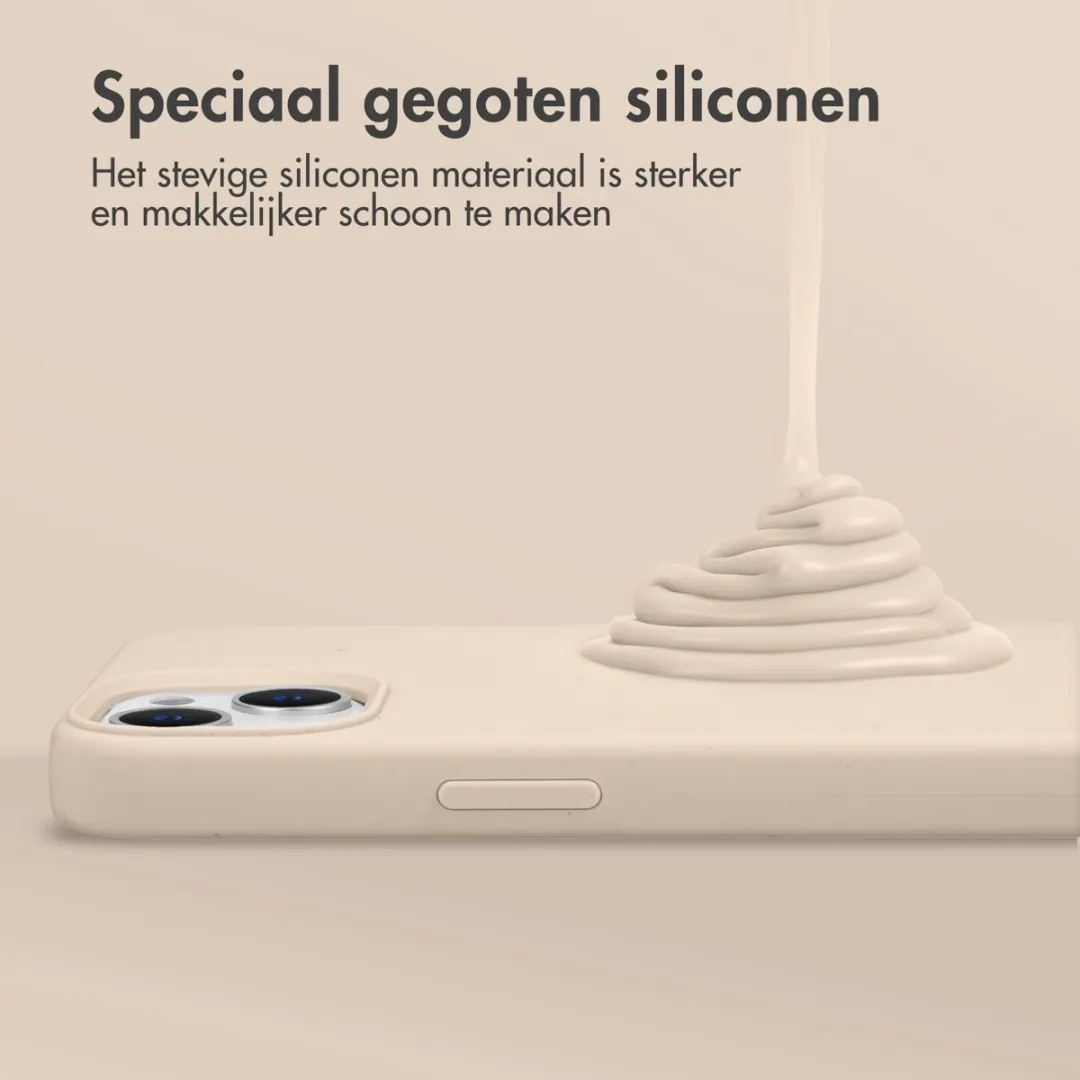 Accezz Hoesje Samsung Galaxy A37 Stone - Liquid Silicone