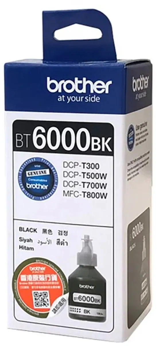 Brother BT6000BK Inktcartridge - 6000 pagina's - 108ml - Zwart
