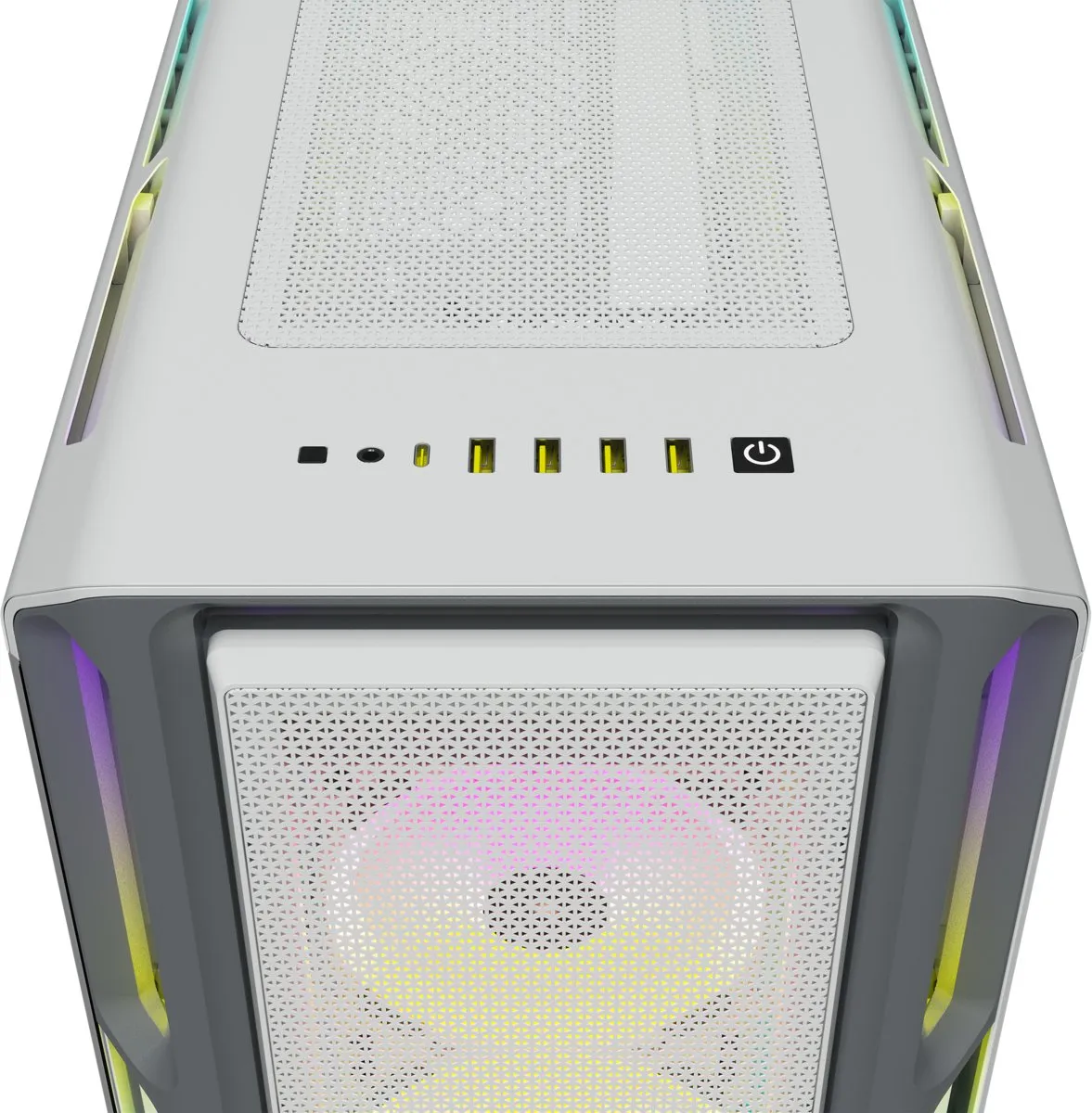 Corsair iCUE 5000T RGB Wandkast - 6 Bays - Wit