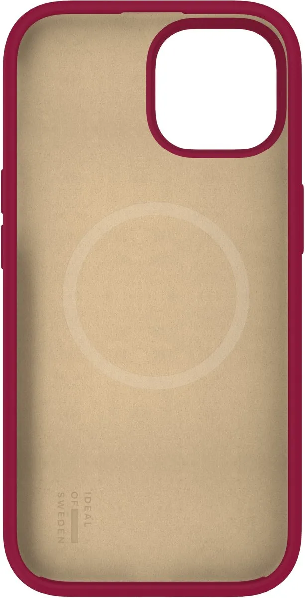 iDeal of Sweden iPhone 16 Silicone Case MagSafe Cranberry - afbeelding 4 van 6
