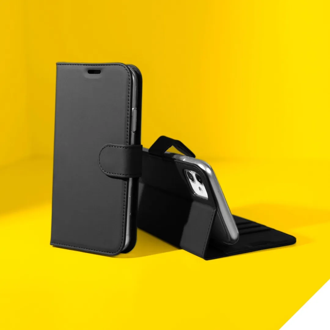 Accezz Hoesje Samsung Galaxy S21 Plus - Wallet Softcase - 3 Pasjes - Zwart