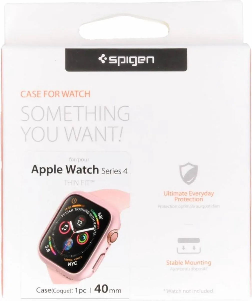 Spigen Thin Fit Hoesje Apple Watch 40mm - Rosegoud