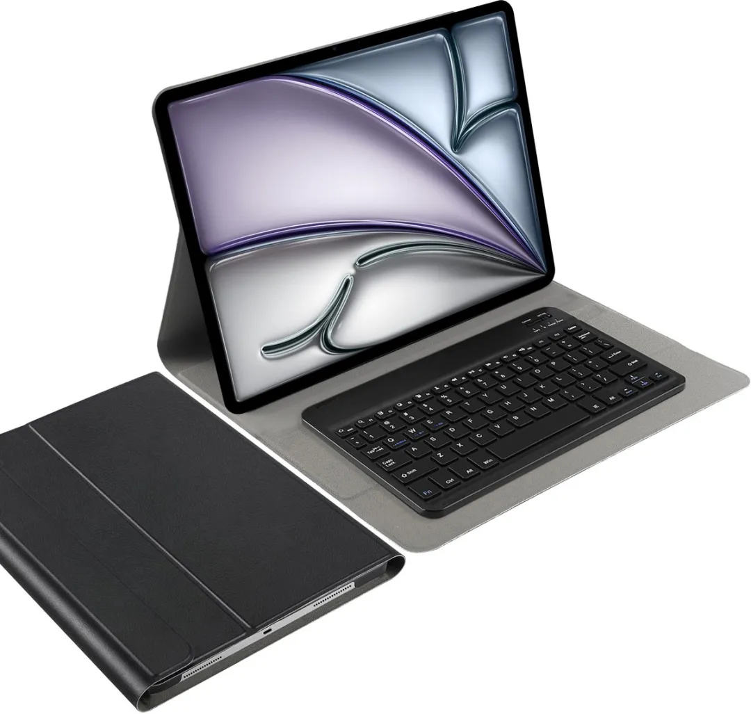 Just in Case 8332301 Hoes met Toetsenbord - iPad Air 13" (2024/2025) - Zwart