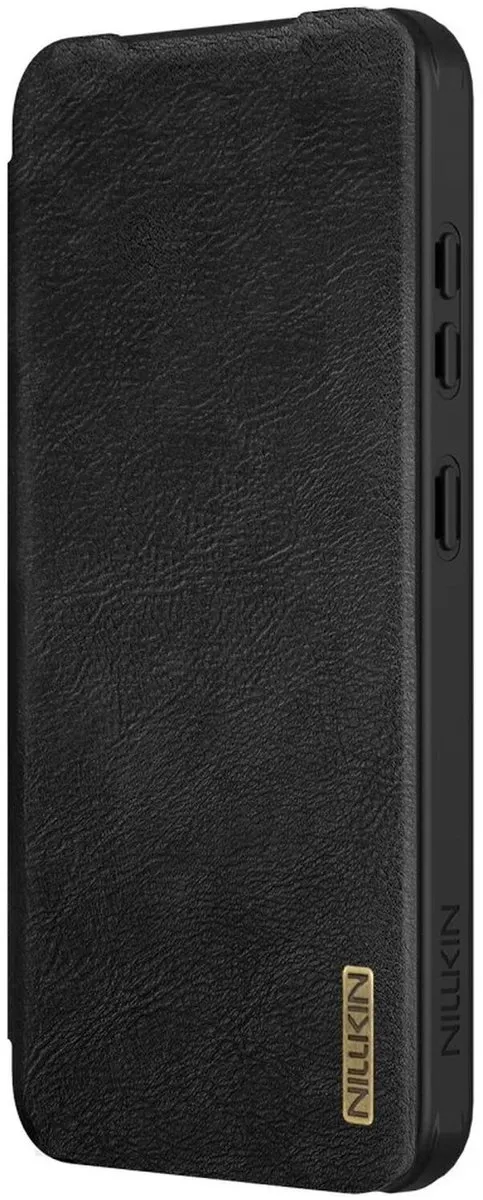 Nillkin Qin Pro Hoesje Samsung Galaxy S25 Plus - 2 Pasjes - Zwart - afbeelding 4 van 6