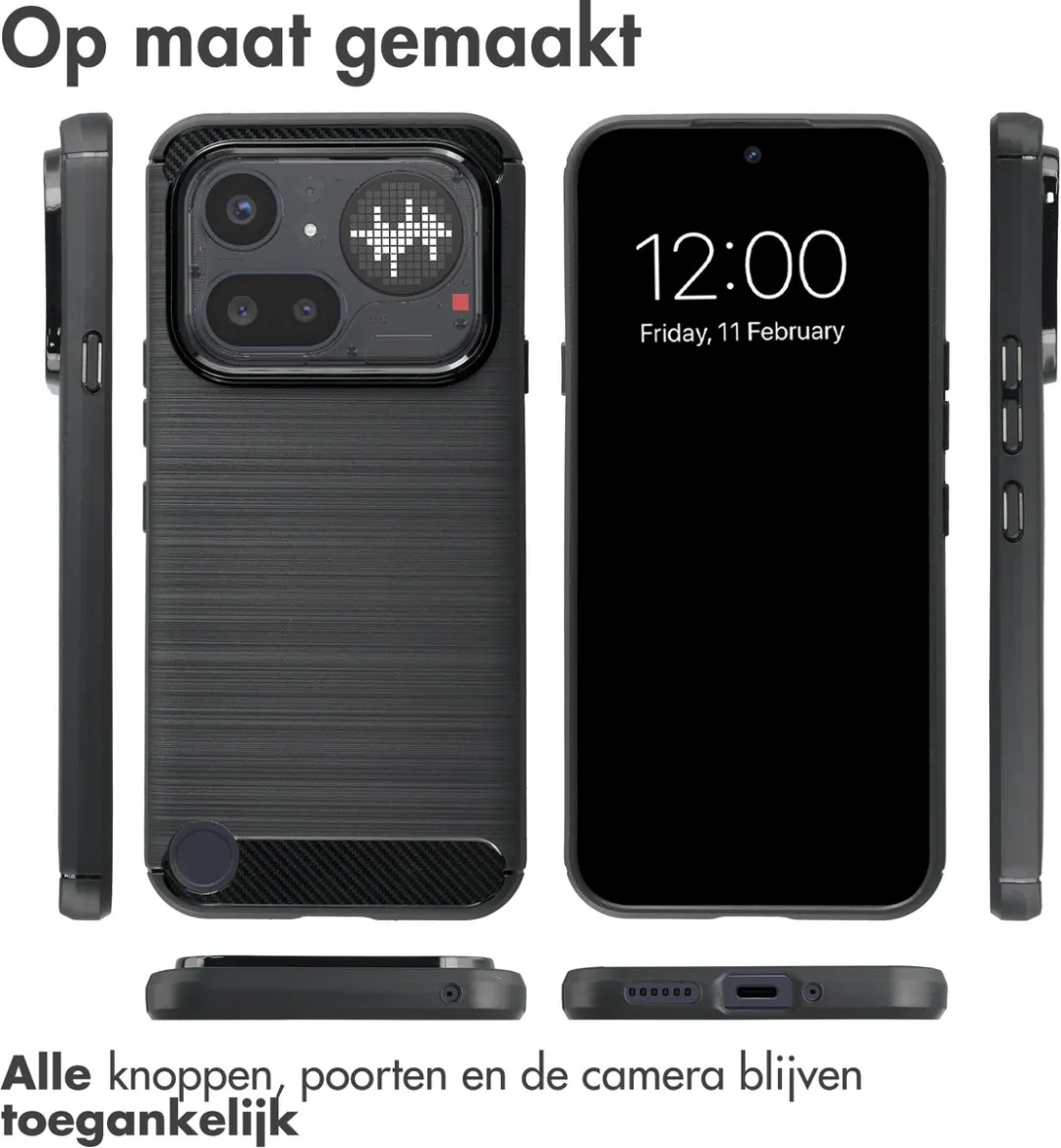 imoshion Hoesje Nothing Phone (4a) Pro - Zwart - afbeelding 6 van 6