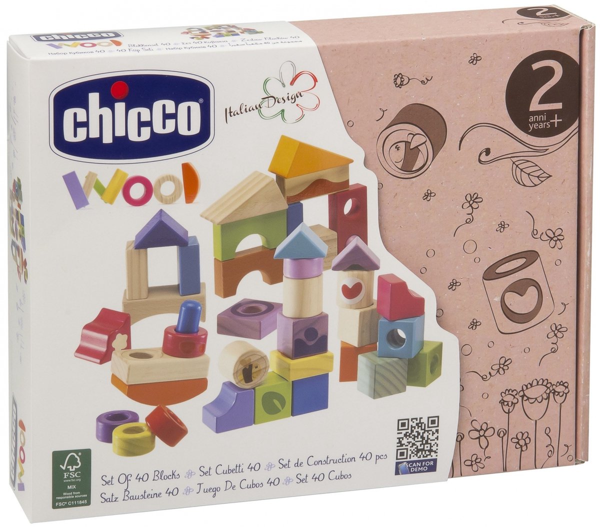 Chicco Houten Bouwblokken