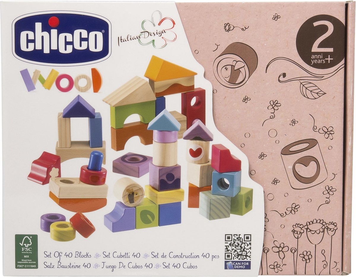 Chicco Houten Bouwblokken
