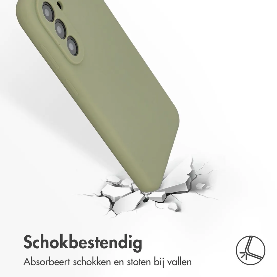 Accezz Hoesje Samsung Galaxy A37 - Liquid Silicone Groen