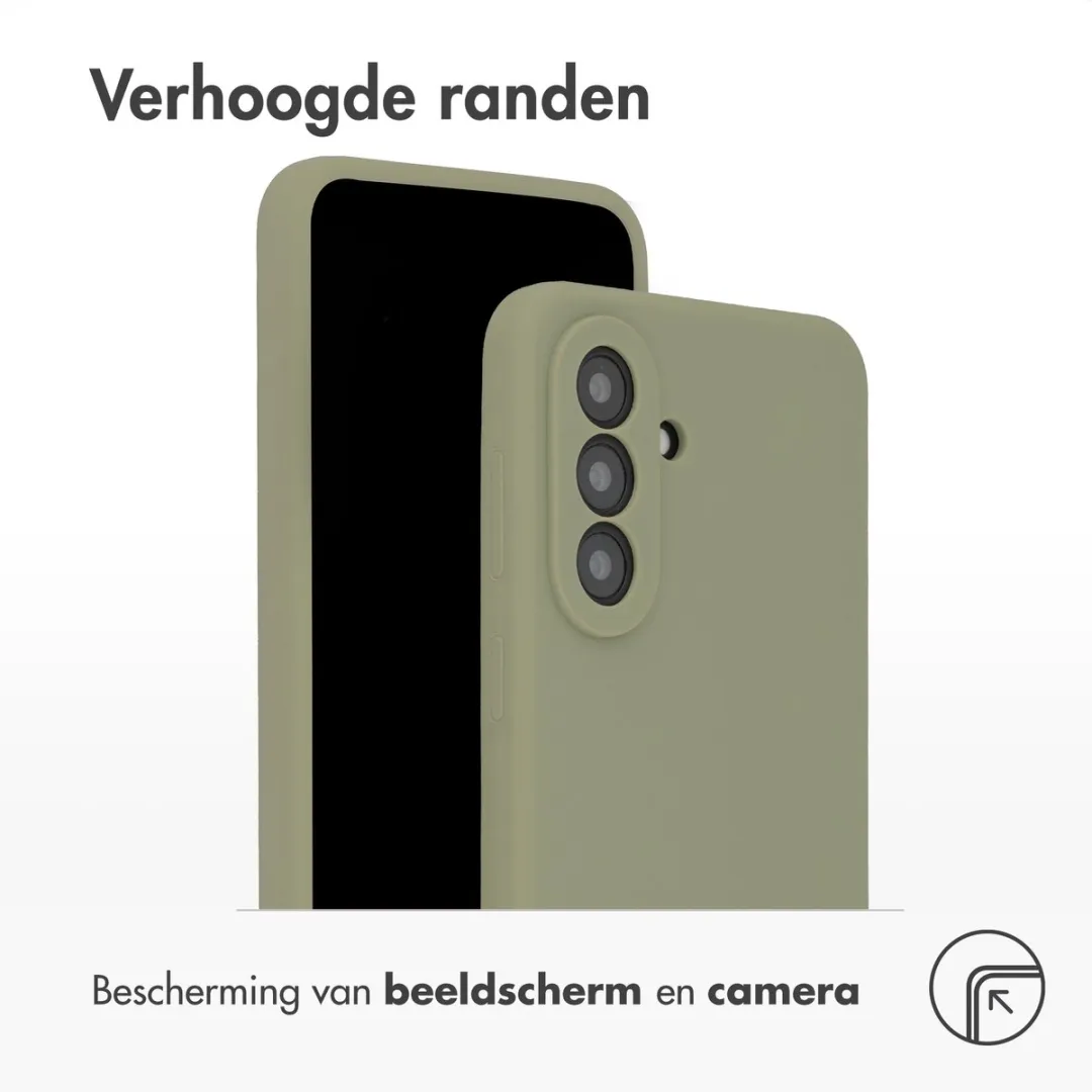 Accezz Hoesje Samsung Galaxy A37 - Liquid Silicone Groen