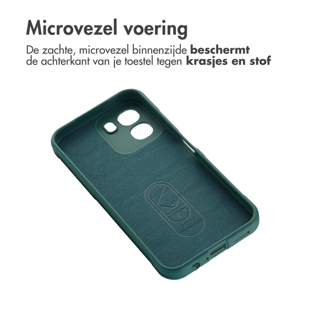 Imoshion Hoesje Oppo A6X 5G - Donkergroen