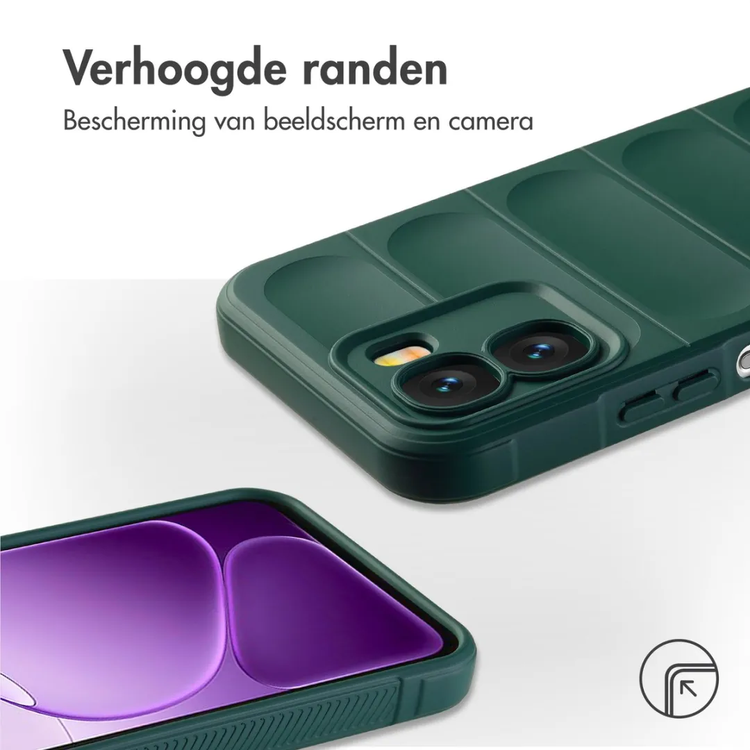 Imoshion Hoesje Oppo A6X 5G - Donkergroen