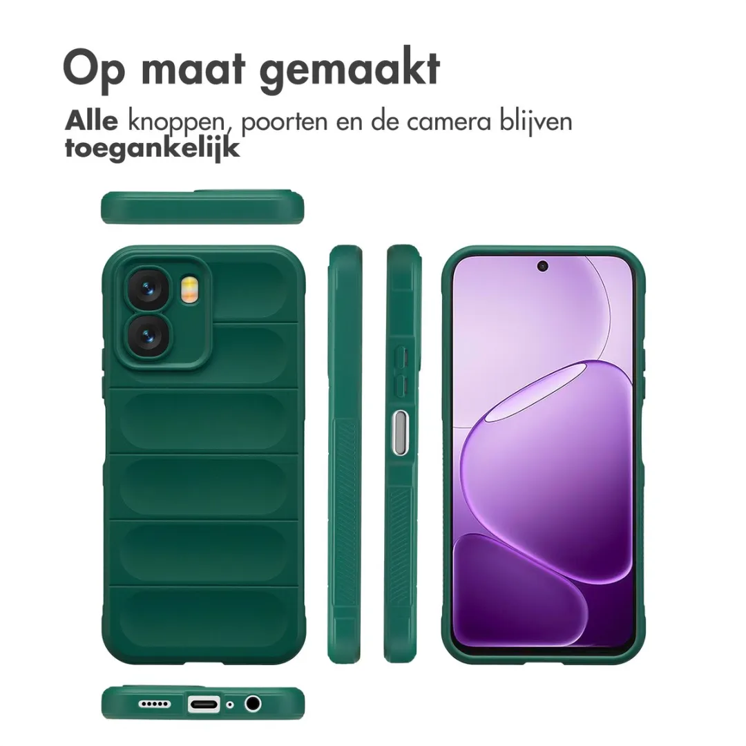 Imoshion Hoesje Oppo A6X 5G - Donkergroen - afbeelding 6 van 6