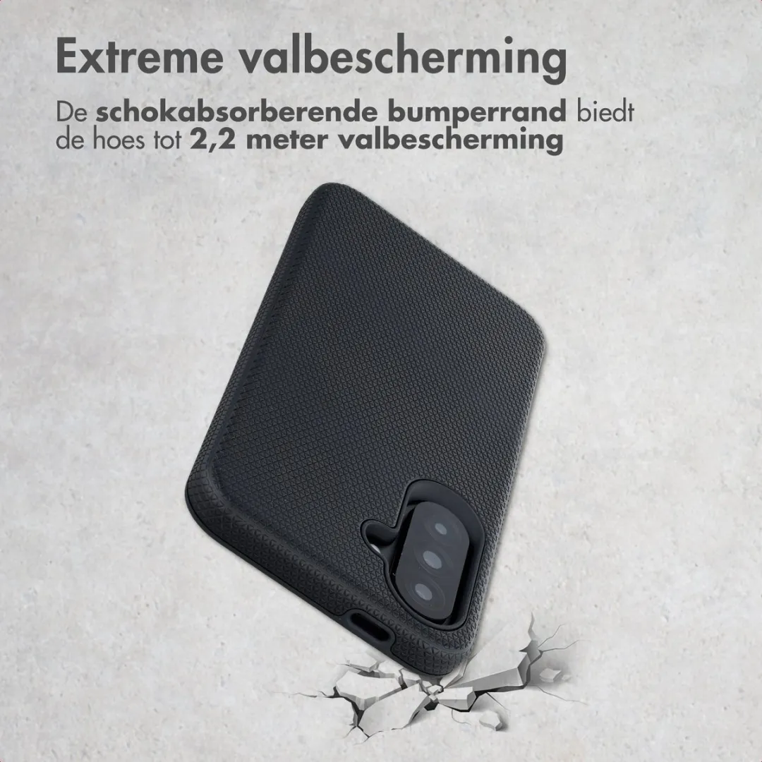 Accezz Hoesje Samsung Galaxy A37 Tough Backcover - Zwart
