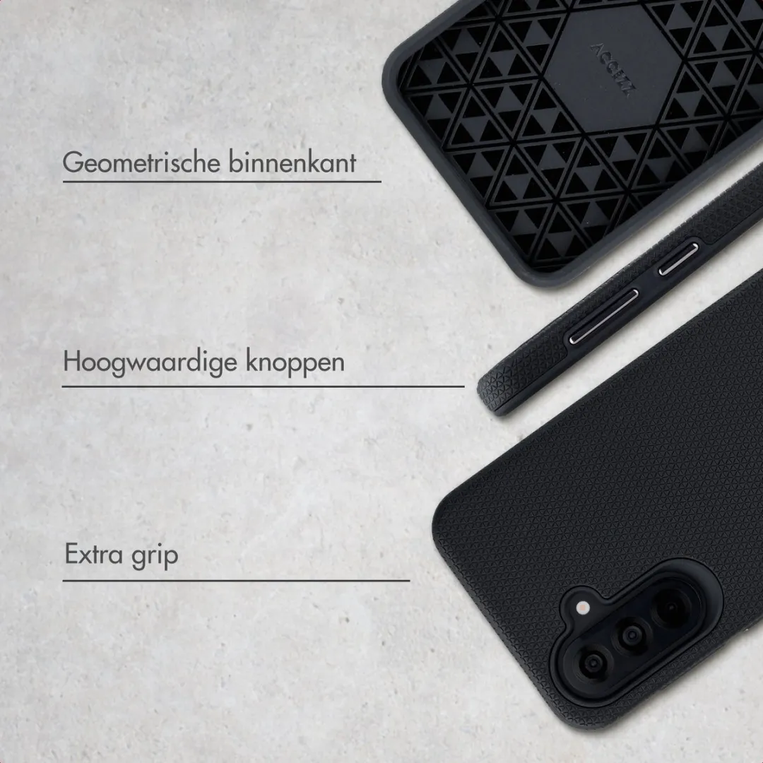 Accezz Hoesje Samsung Galaxy A37 Tough Backcover - Zwart