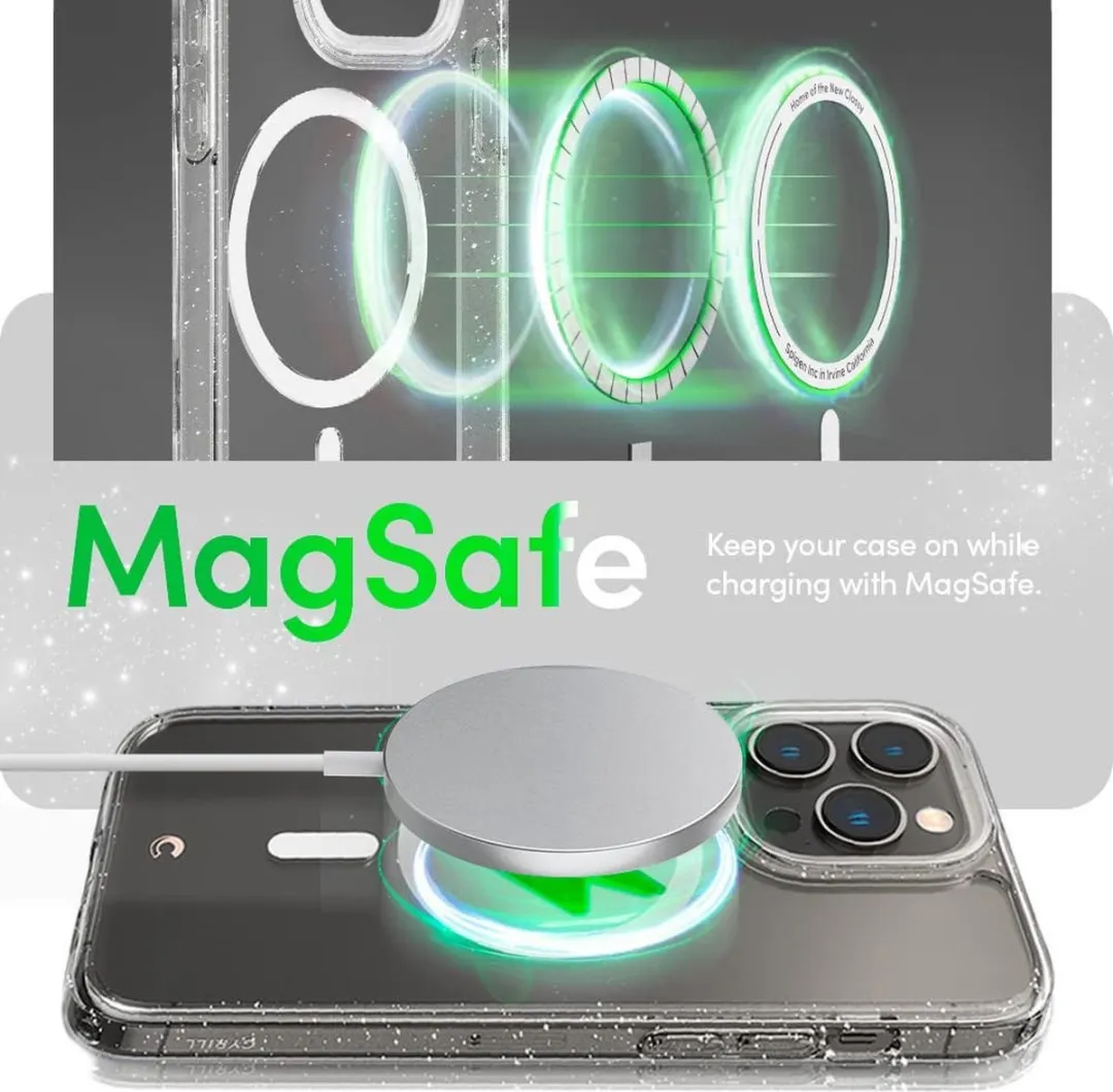 Spigen Cyrill Shine MagSafe Hoesje ACS04875 - Transparant