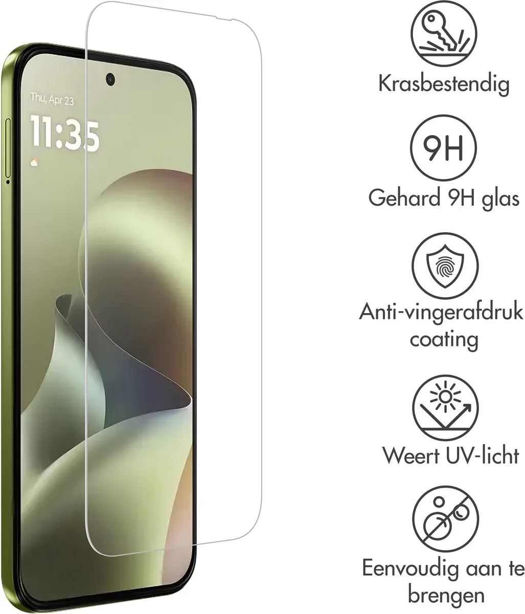 Accezz Screenprotector Motorola Moto G77 - Gehard Glas