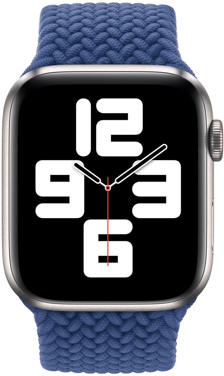 Apple Gevlochten Solobandje - 38/40/41/42mm - Atlantic Blue