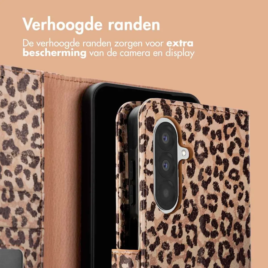 Imoshion Hoesje Samsung Galaxy A26 - 3 Pasjes - Leopard Mood