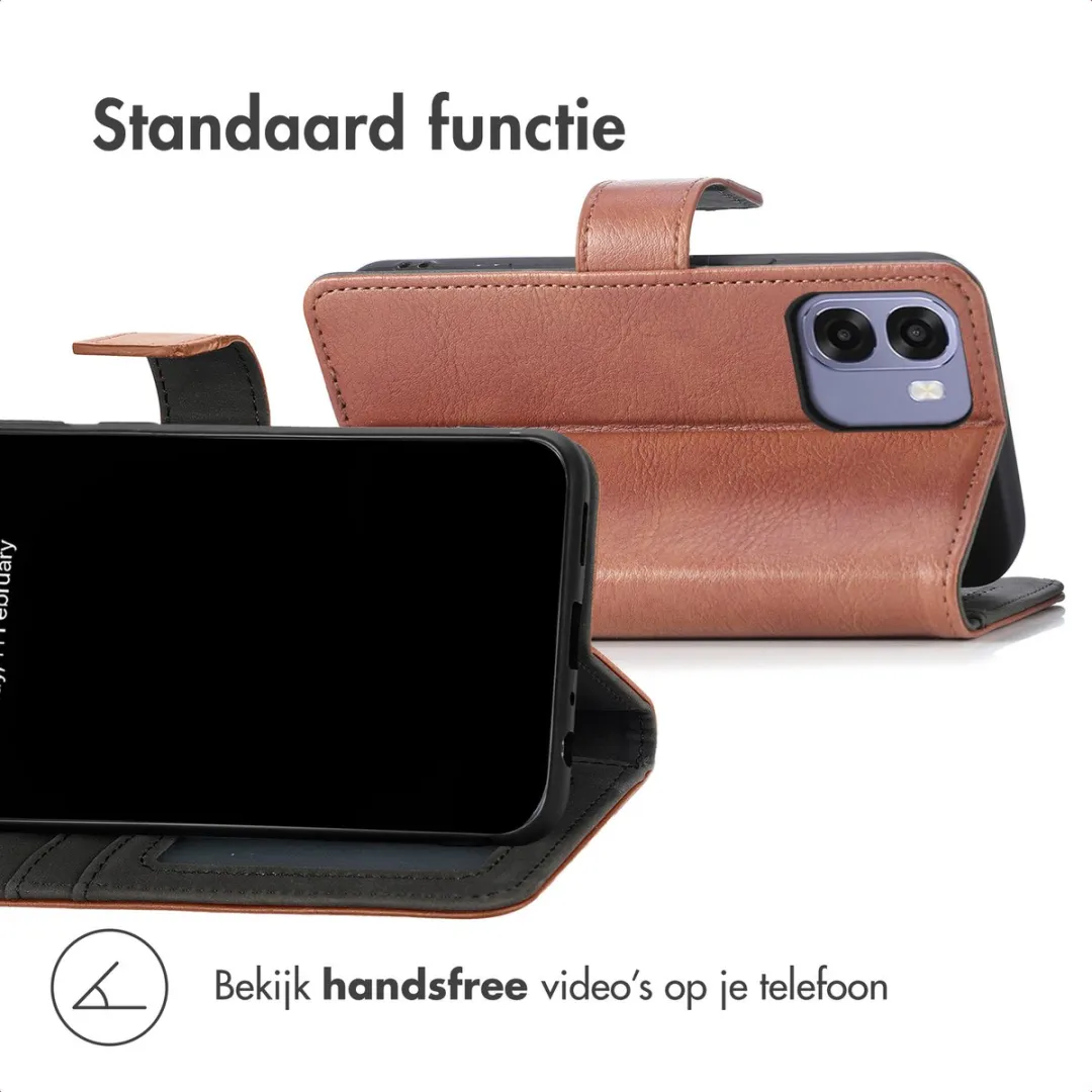 Imoshion Hoesje Oppo A6X 5G - 3 Pasjes - Bruin