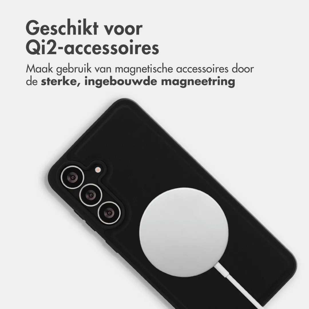 Accezz Hoesje Samsung Galaxy S25 FE - MagSafe - Zwart