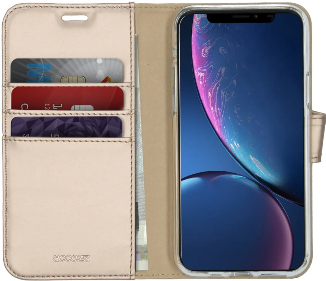 Accezz Hoesje iPhone 11 Pro Goud - 3 Pasjes