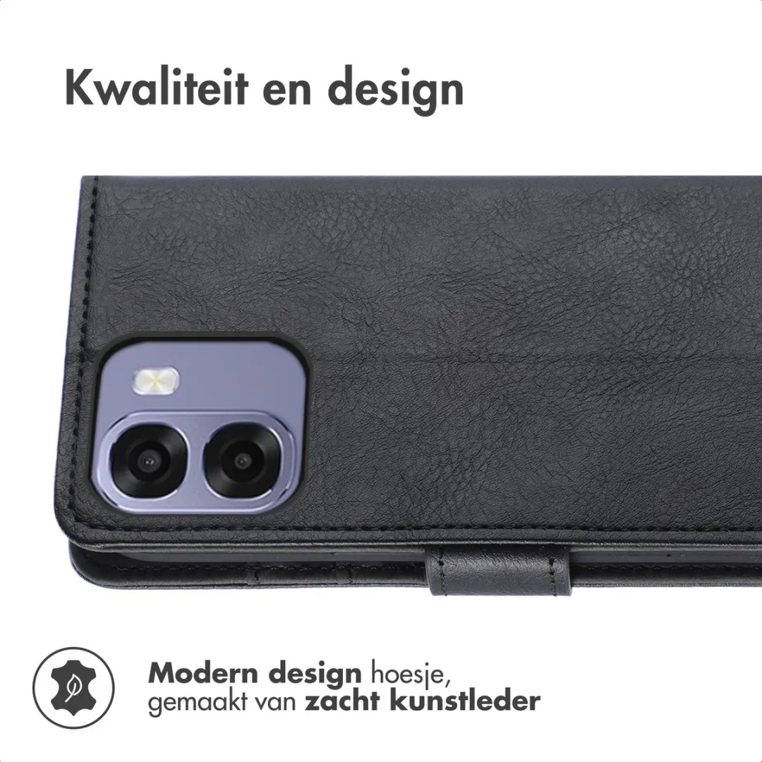 imoshion Hoesje Oppo A6X 5G - 3 Pasjes - Zwart