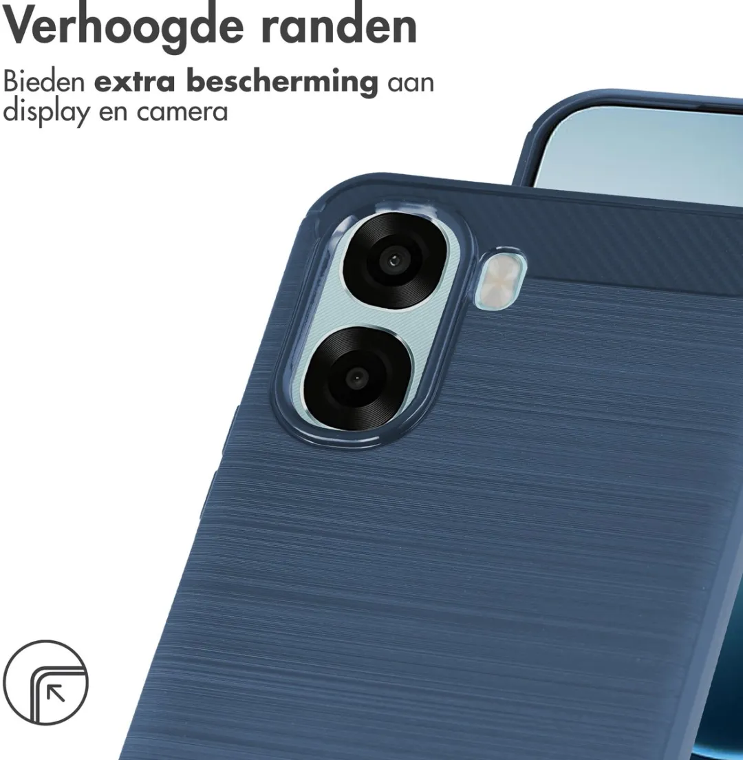 Imoshion Hoesje Oppo A6X 5G - Donkerblauw