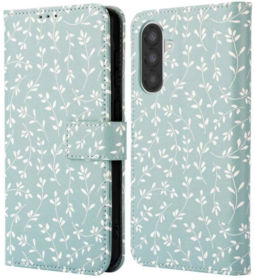 Imoshion Hoesje Samsung Galaxy A56 Smoke Green Flowers