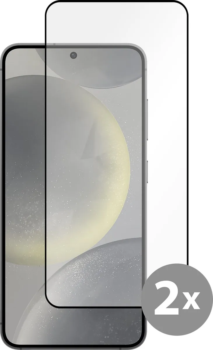 Just in Case Samsung Galaxy S24 Full Cover Glas - 2 Stuks