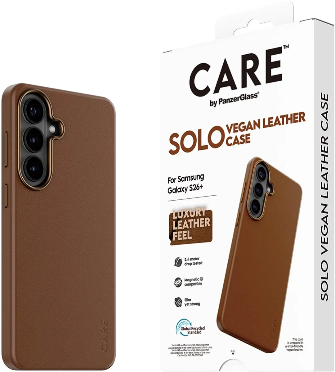 PanzerGlass CARE Solo Case Samsung Galaxy S26+ - Bruin