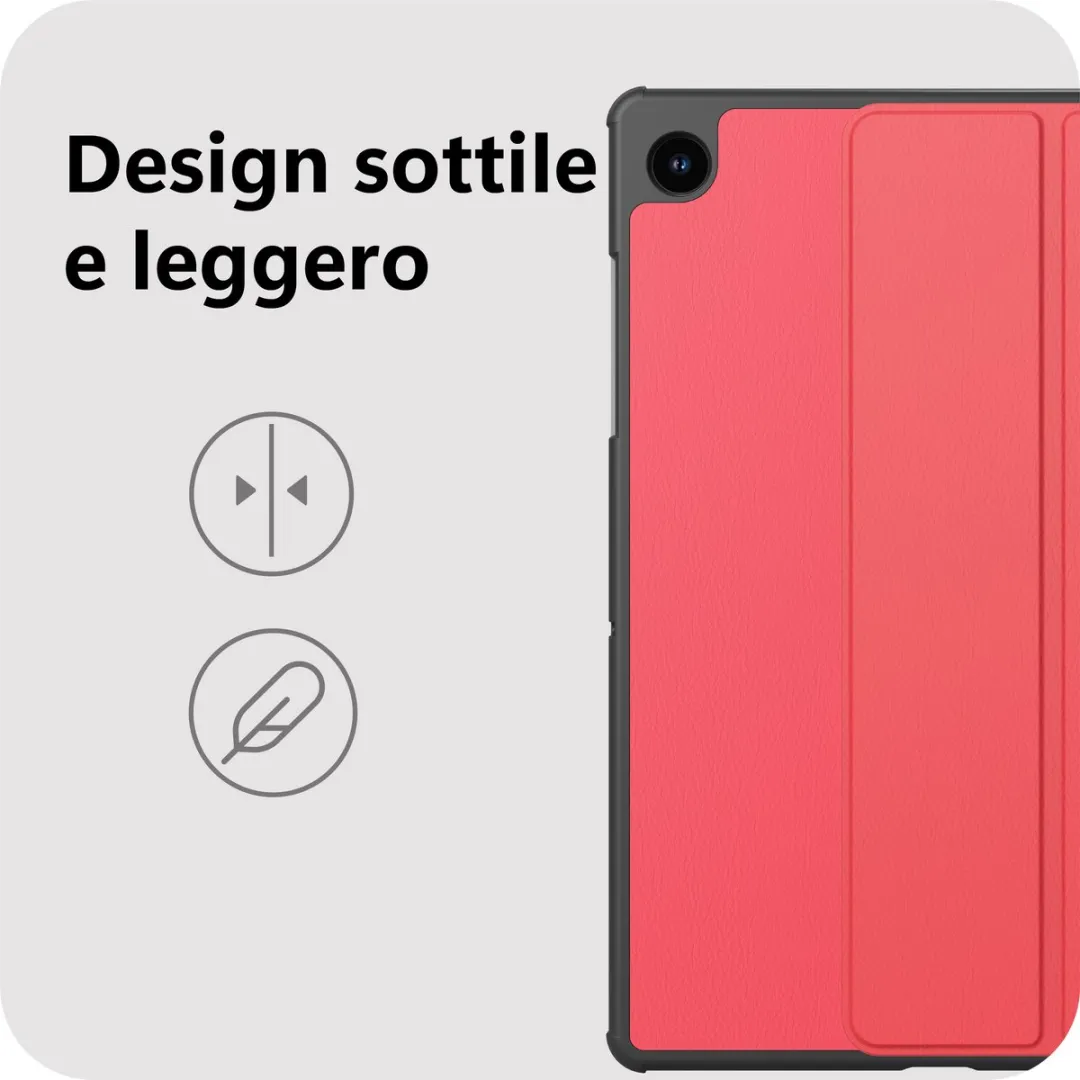 Just in Case TSA2813TF6 Tablethoes - Samsung Galaxy Tab A11/A9 Plus - Rood